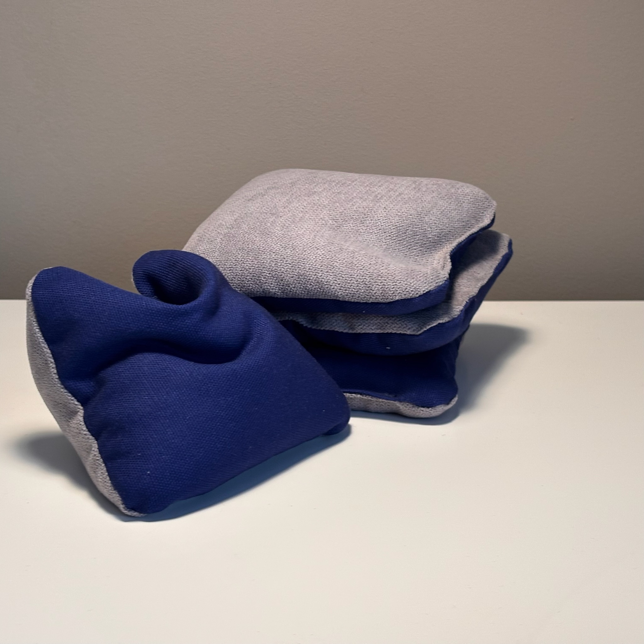 ProBag Carpet BlueGray Cornhole Wurfsäcke Set 4 Stück - Granulat Füllung – Bild 4