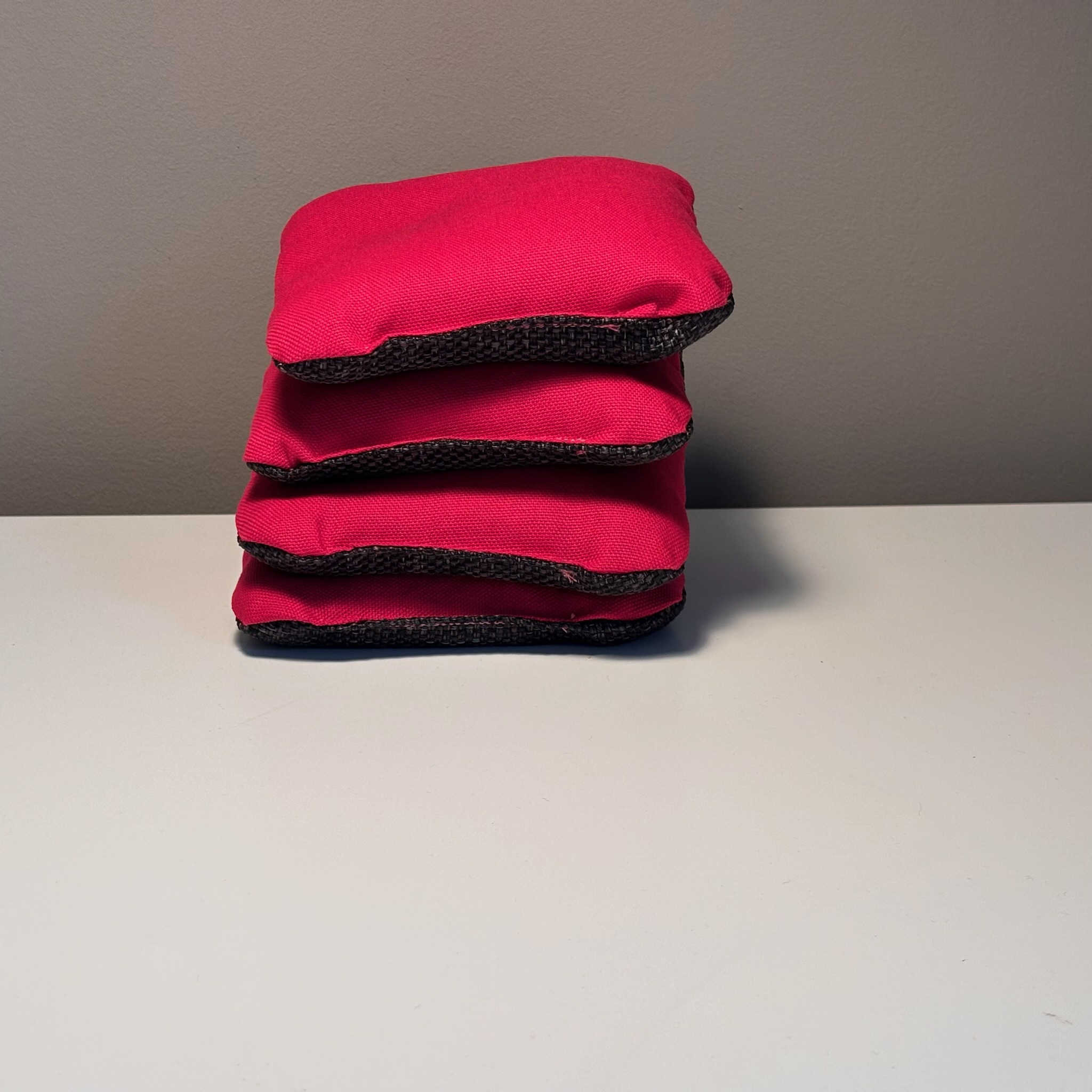 ProBag Canva PinkyDarkgray Cornhole Wurfsäcke Set 4 Stück - Granulat Füllung – Bild 3