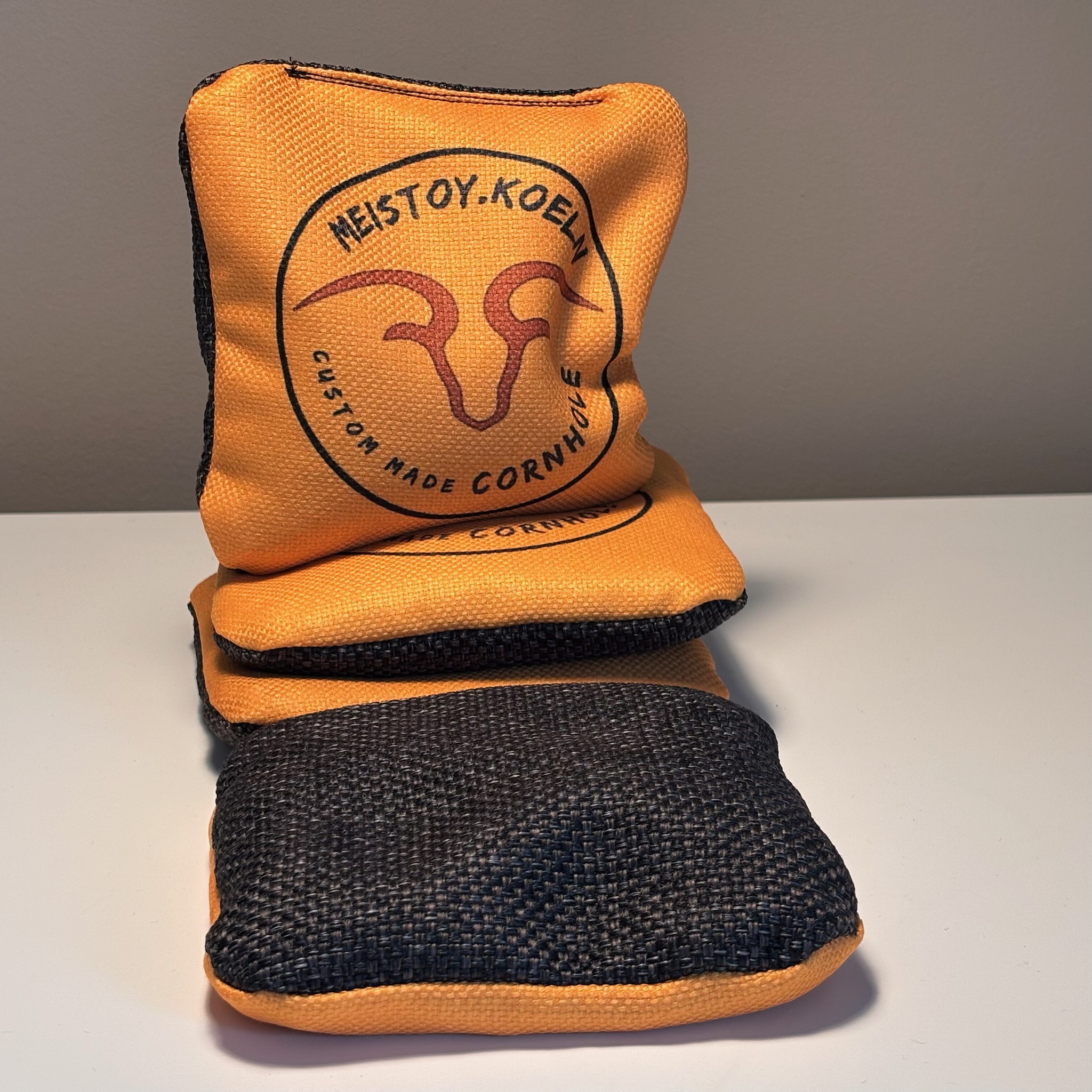 ProBag MeisToy orange Cornhole Wurfsäcke Set 4 Stück - Granulat Füllung – Bild 2