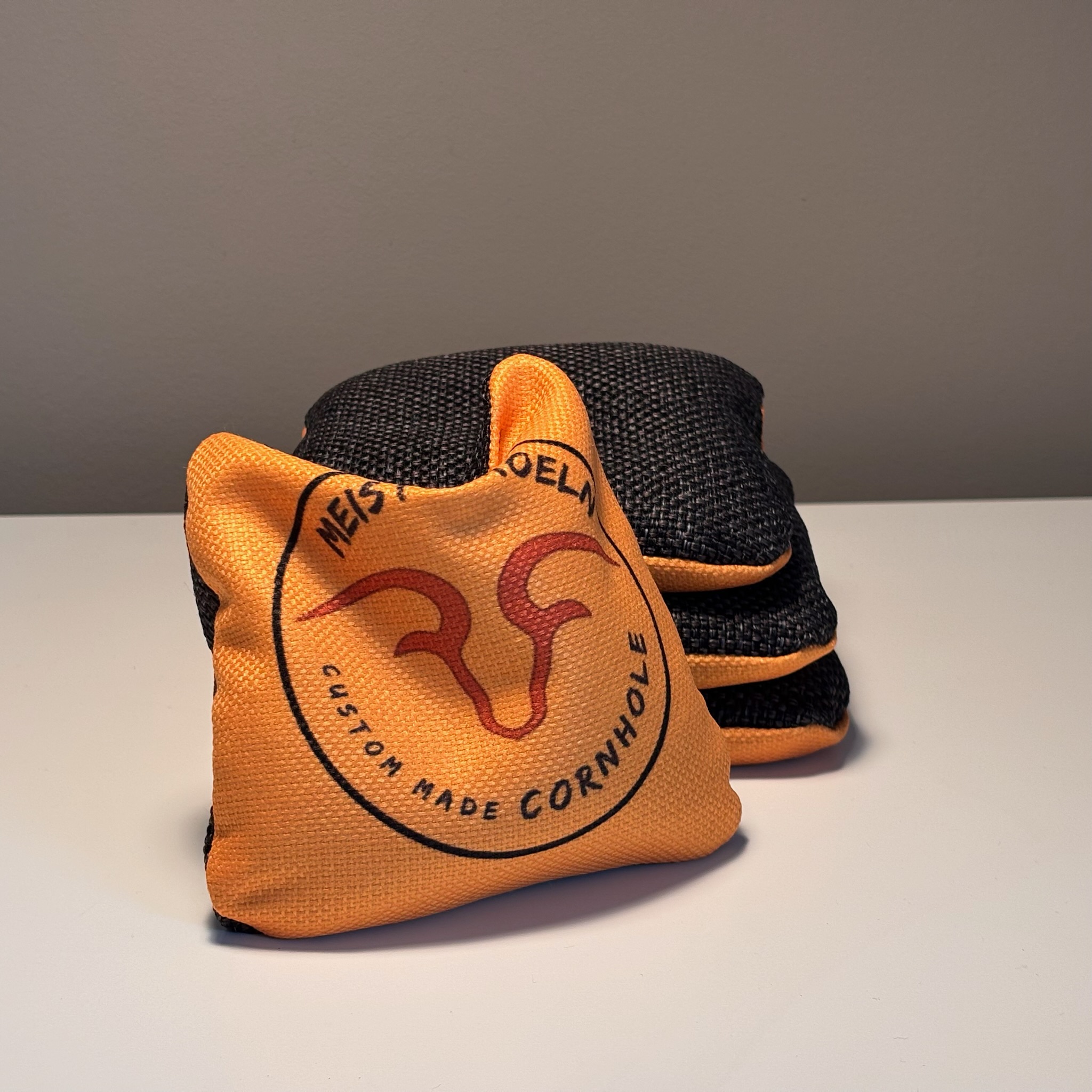 ProBag MeisToy orange Cornhole Wurfsäcke Set 4 Stück - Granulat Füllung – Bild 3